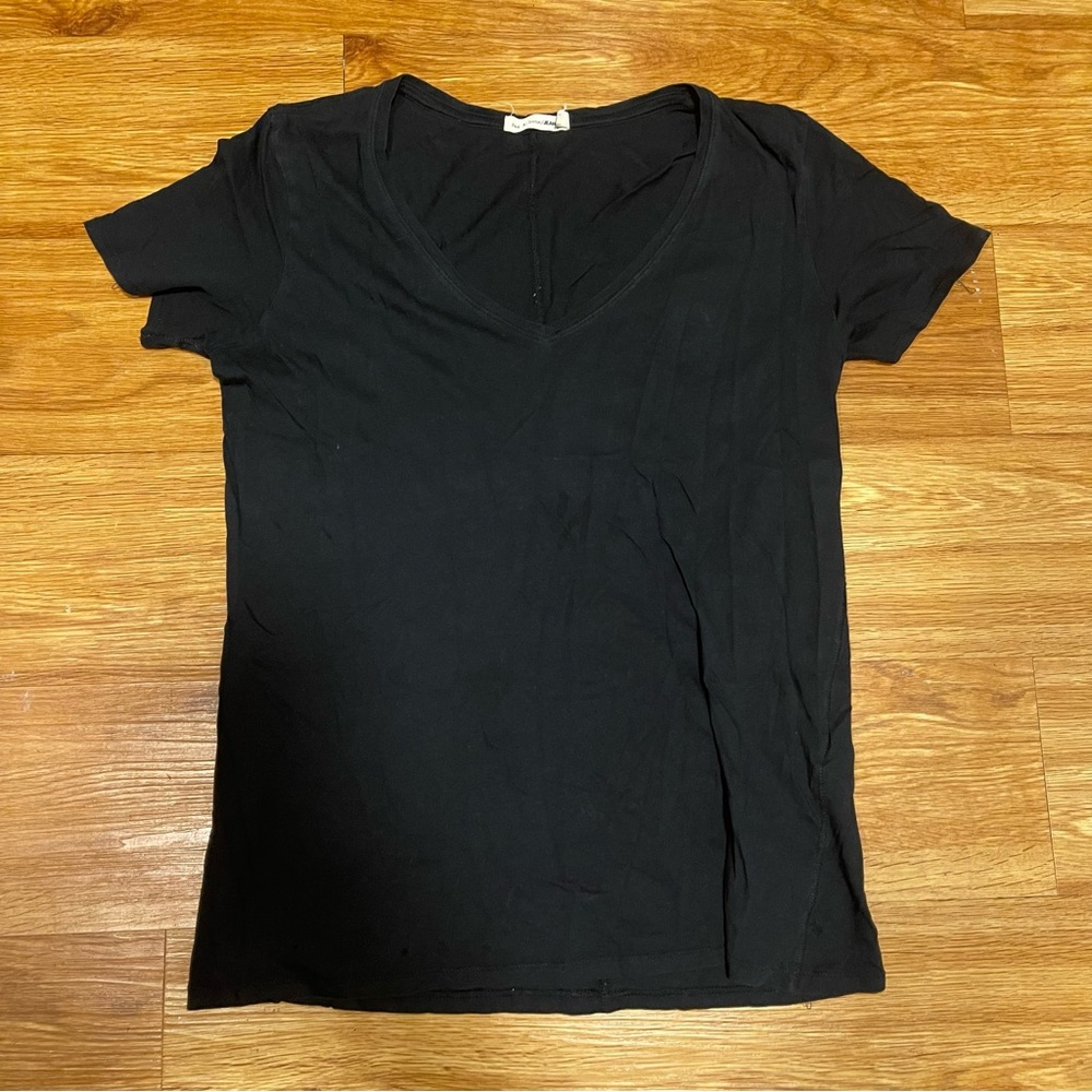 Women’s Rag & Bone Lightweight Short Sleeve Tee Shirt in Black, Extra Small